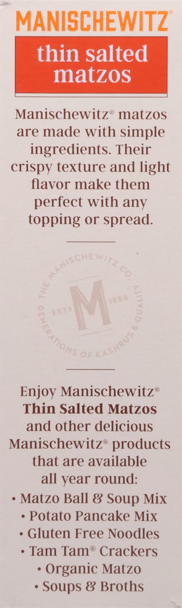 slide 2 of 9, Manischewitz Thin Salted Matzos, 10 oz