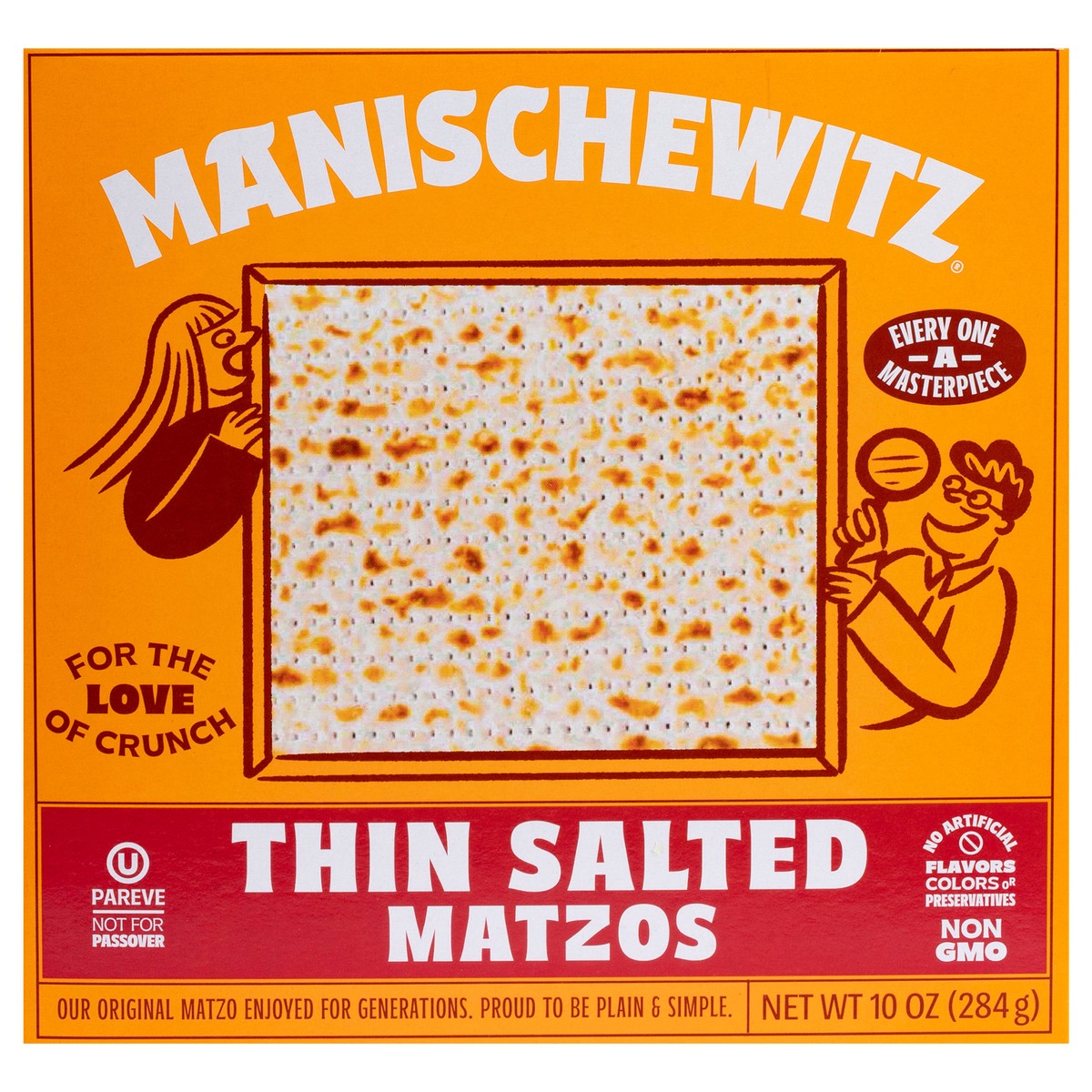 slide 1 of 9, Manischewitz Thin Salted Matzos, 10 oz