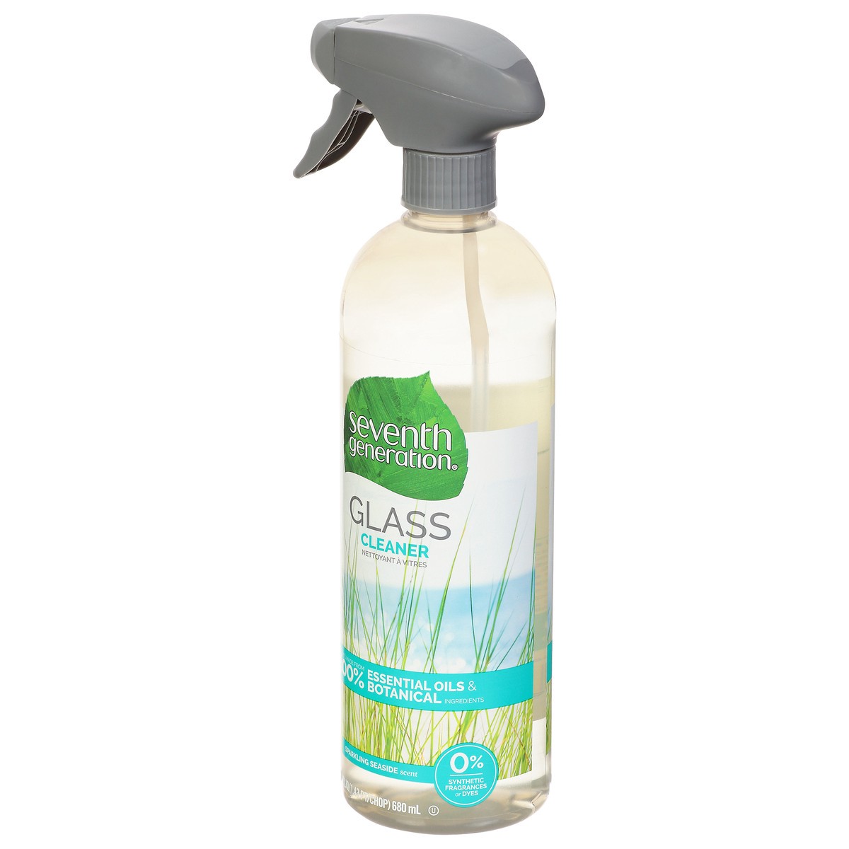 slide 3 of 9, Seventh Generation Glass Cleaner Sparkling Seaside scent, 23 oz, 23 oz