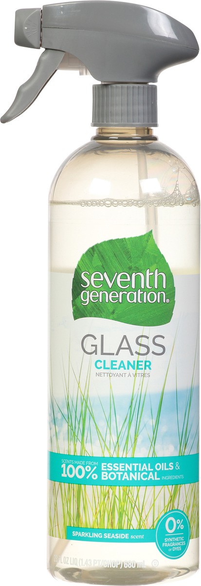 slide 1 of 9, Seventh Generation Sparkling Seaside Glass Cleaner 23 fl oz, 23 fl oz