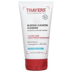 Thayers Witch Hazel + Lemongrass + Aloe Vera Blemish Clearing Cleanser 4.4 fl oz