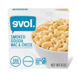 EVOL Evol Gluten Free Smoked Gouda Mac and Cheese, Frozen Meal, 8 oz