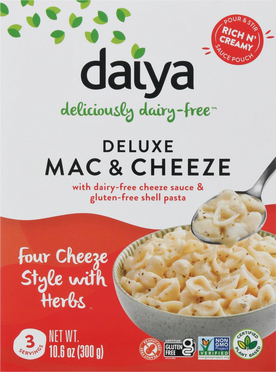 slide 3 of 9, Daiya Deluxe Four Cheeze Style with Herbs Mac & Cheeze 10.6 oz, 10.6 oz
