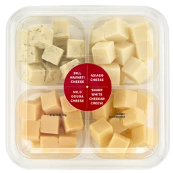 Upper Cut Elevated Assorted Cheese Cube Tray
