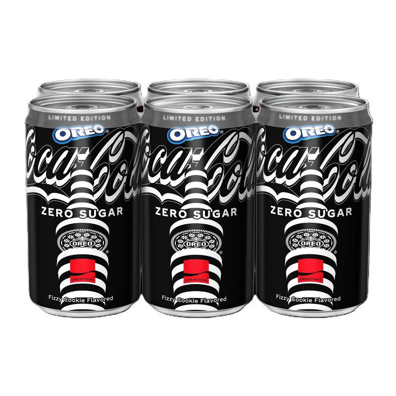 slide 4 of 9, Coca-Cola Zero Sugar OREO Limited Edition Creations 7.5 oz 6 Pack Mini Cans, 6 ct; 7.5 fl oz