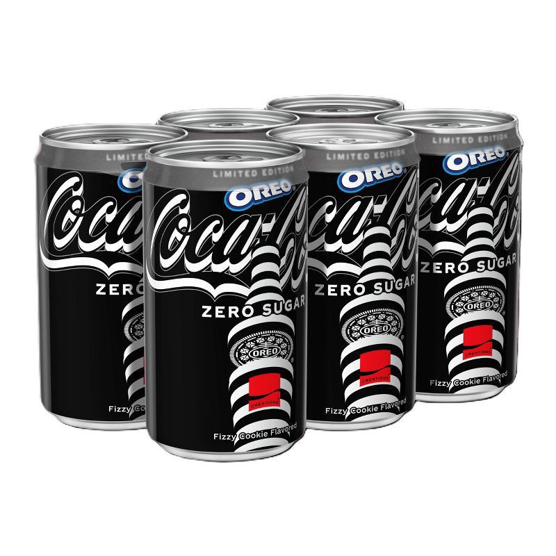 slide 7 of 9, Coca-Cola Zero Sugar OREO Limited Edition Creations 7.5 oz 6 Pack Mini Cans, 6 ct; 7.5 fl oz