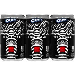 Coca-Cola Zero Sugar OREO Limited Edition Creations 7.5 oz 6 Pack Mini Cans