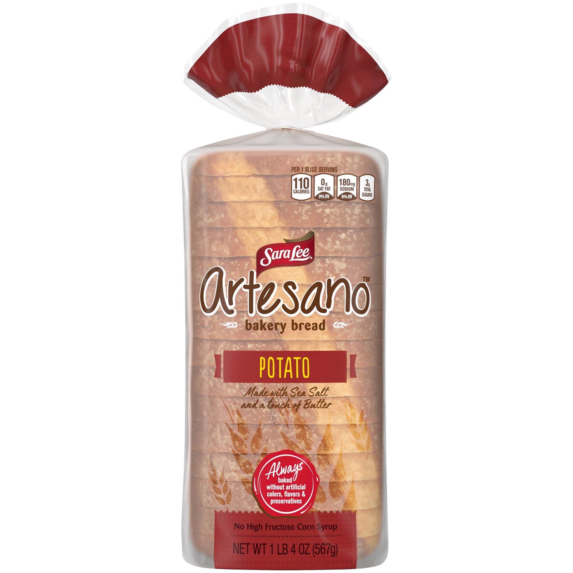 slide 1 of 5, Sara Lee Artesano Potato Bread 20oz, 20 oz