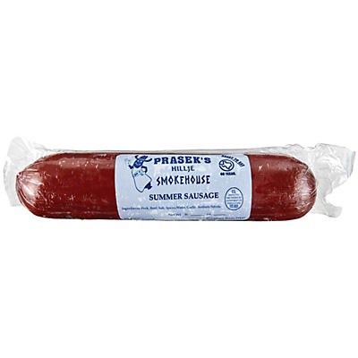 slide 1 of 1, Prasek's Pork and Beef Summer Sausage, 1 lb