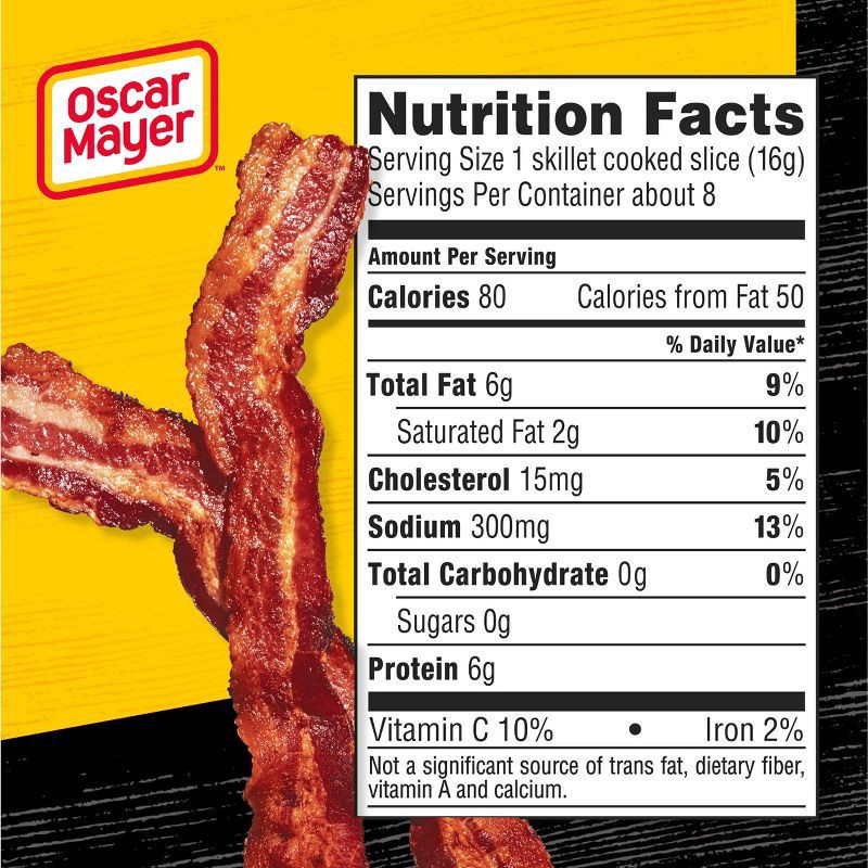slide 4 of 9, Oscar Mayer Thick Cut Bacon - 12oz, 12 oz