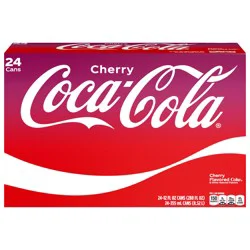 Coca-Cola Cherry Cans, 12 fl oz, 24 Pack