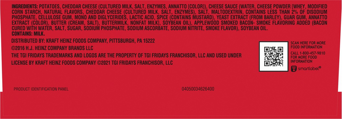 slide 4 of 9, TGI Fridays Loaded Cheddar & Bacon Potato Skins Value Size Frozen Snacks, 22.3 oz
