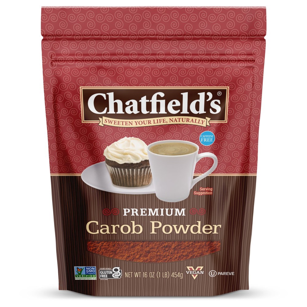 slide 2 of 2, Chatfield's Carob Powder Pouch, 16 oz