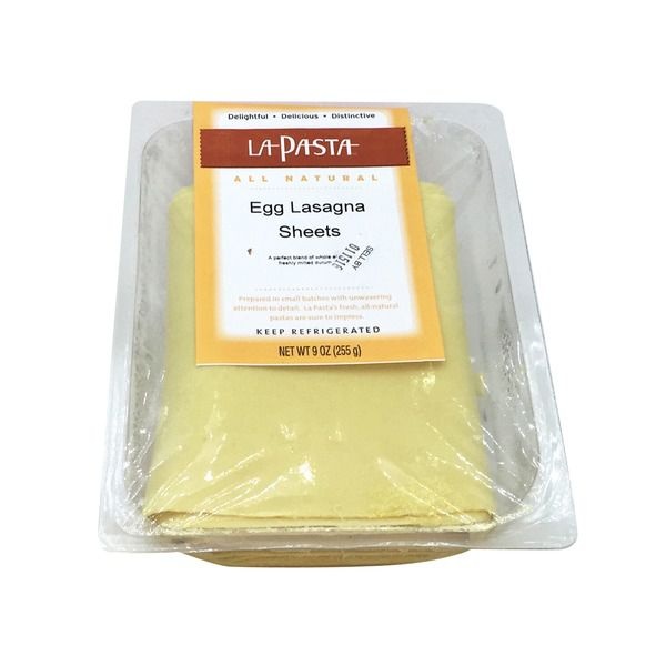 slide 1 of 1, La Pasta Egg Lasagna Sheet, 9 oz