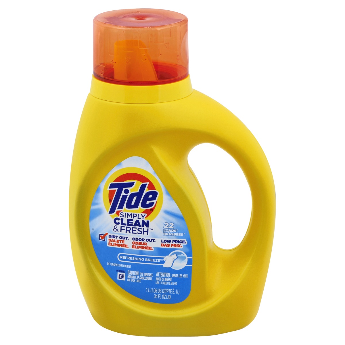 slide 1 of 1, Tide Detergent 1 lt, 1 liter