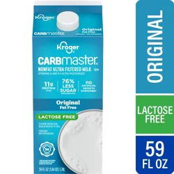 Kroger Carbmaster Ultra Filtered Non-Fat Original Milk