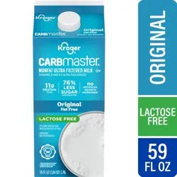 Kroger Carbmaster Ultra Filtered Non-Fat Original Milk
