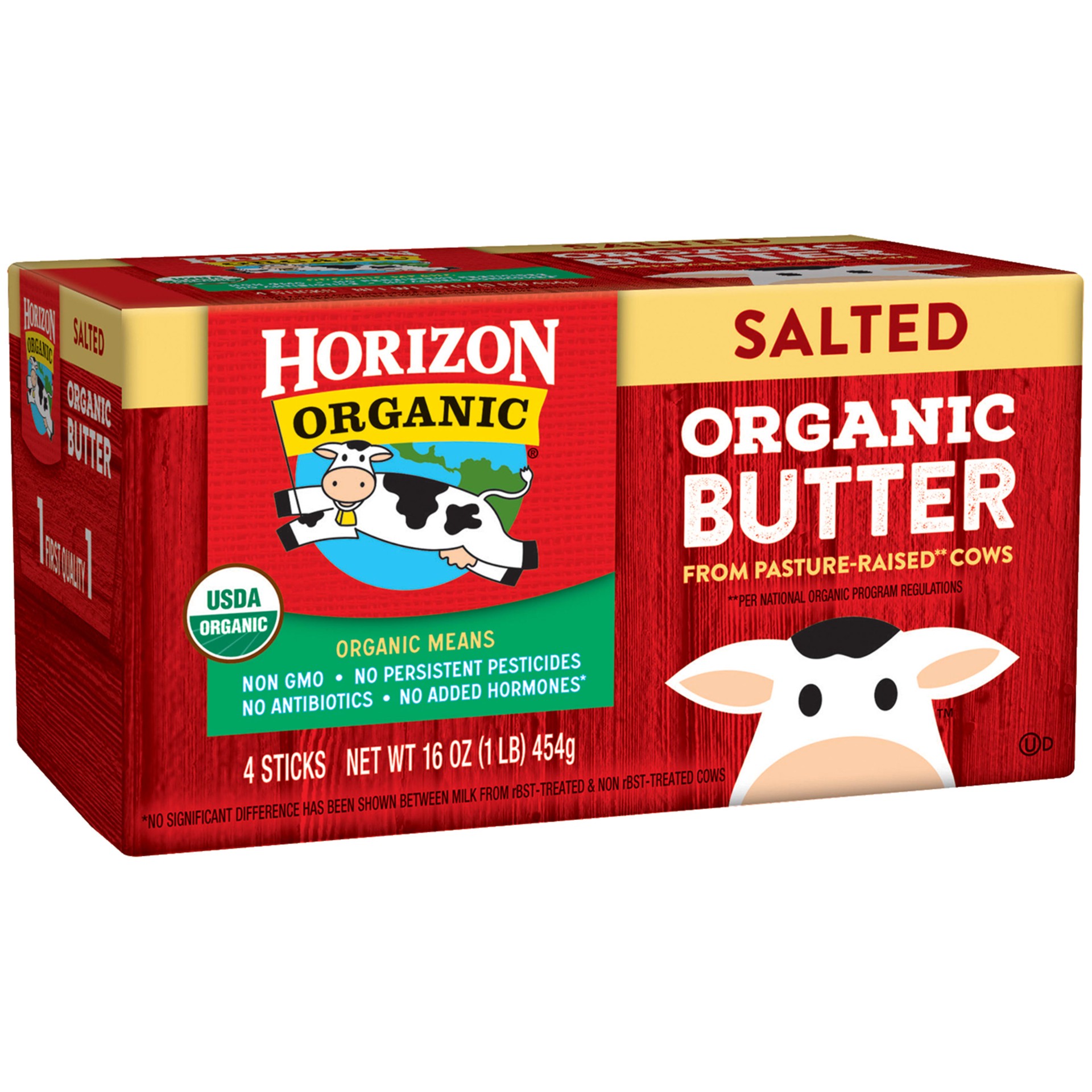 slide 3 of 5, Horizon Organic Salted Butter, 16 oz., 4 Sticks, 16 oz