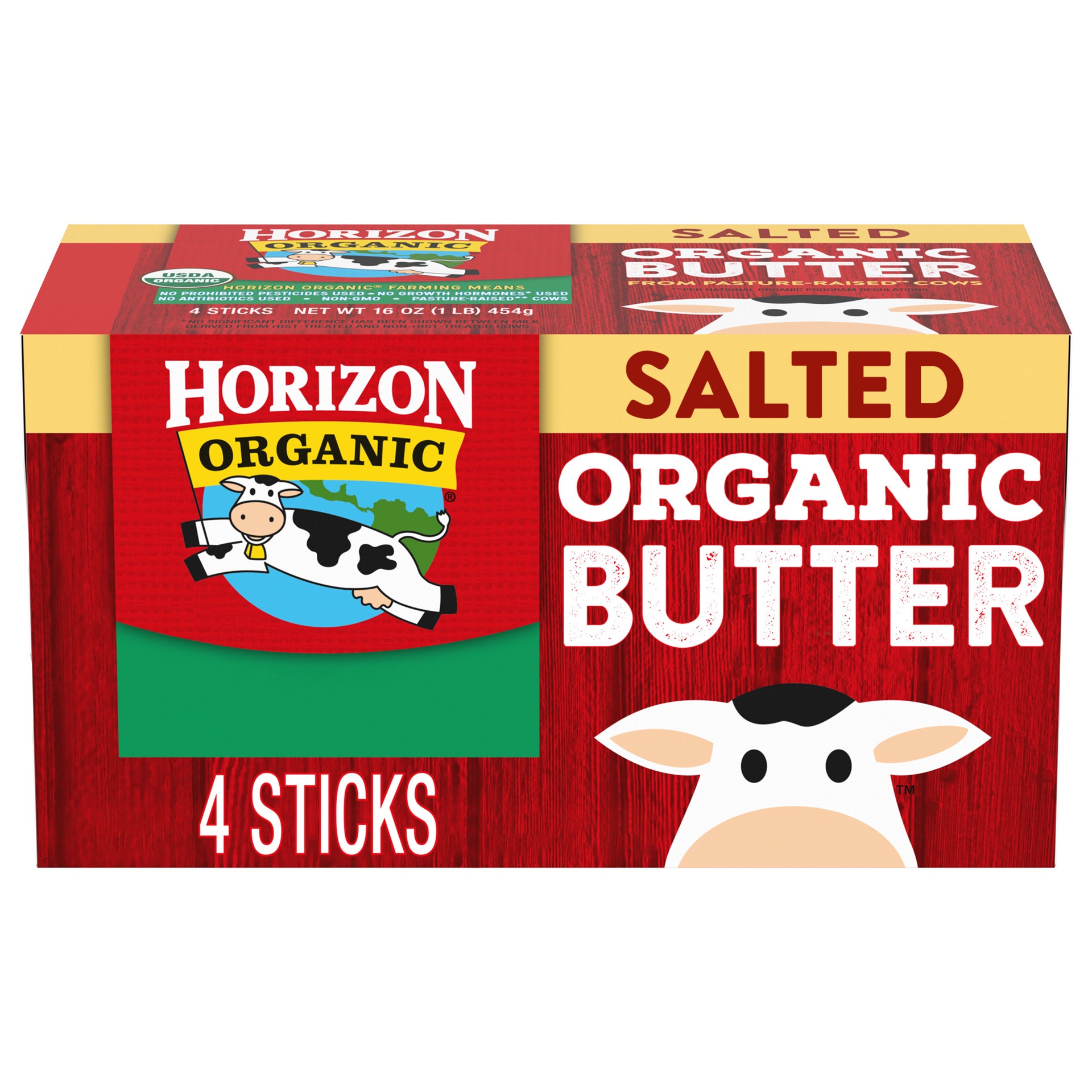 slide 1 of 5, Horizon Organic Salted Butter, 16 oz, 16 oz