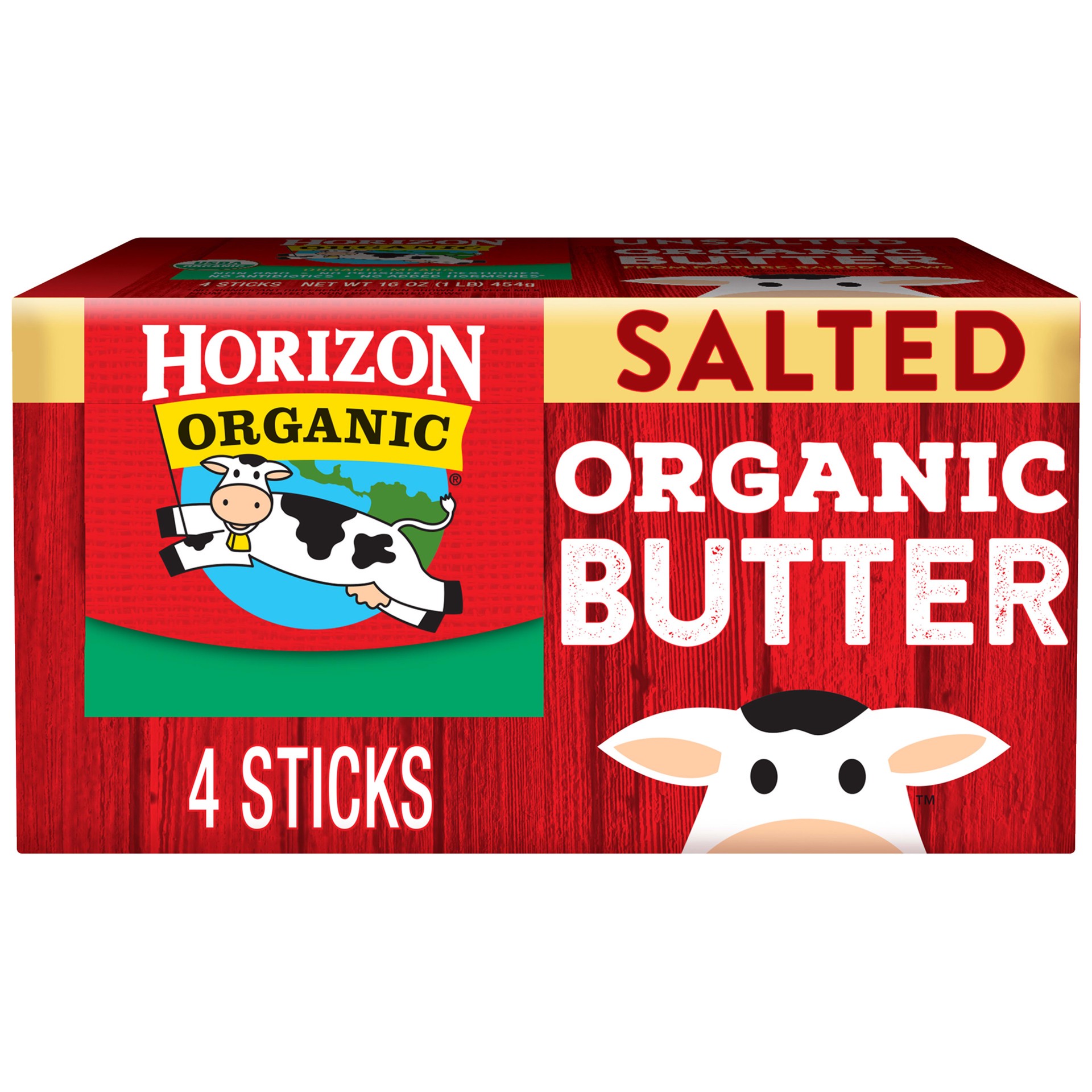 slide 1 of 5, Horizon Organic Salted Butter, 16 oz, 16 oz