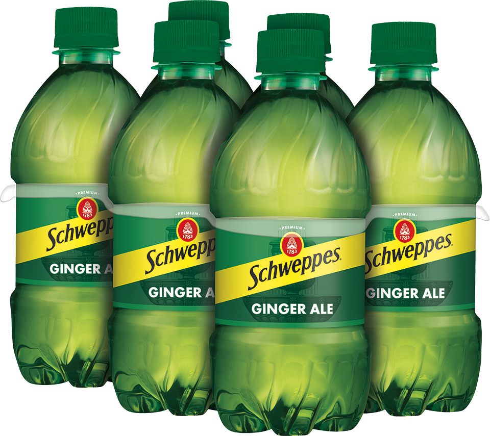 slide 2 of 3, Schweppes Ginger Ale Soda, 16 fl oz bottles, 6 pack, 6 ct; 16 fl oz