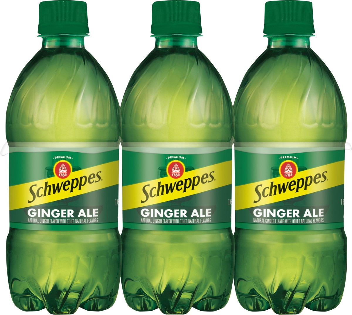 slide 1 of 3, Schweppes Caffeine Free Ginger Ale - 6 x 16 fl oz Bottles, 6 ct