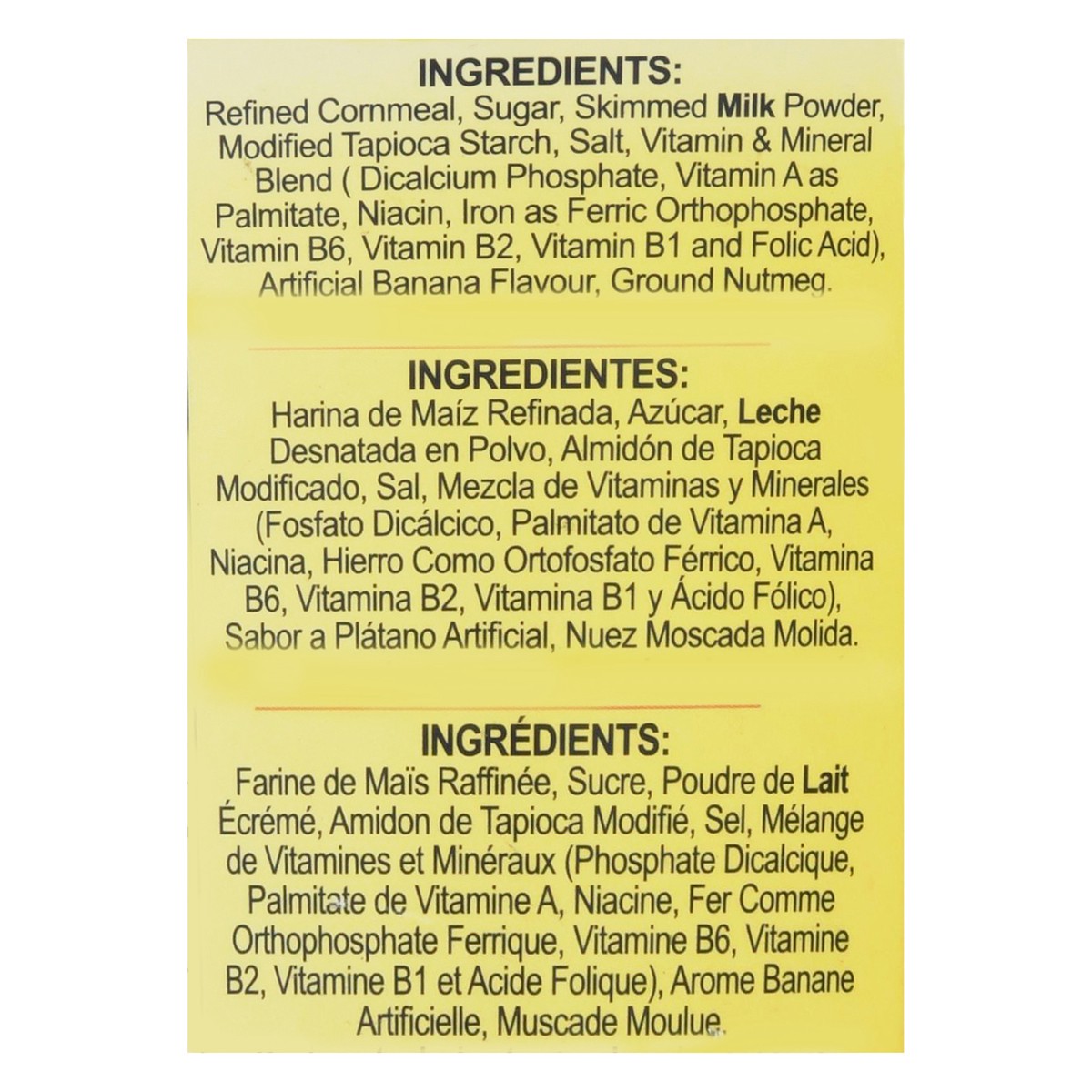 slide 5 of 14, Foska Cornmeal Instant Banana Instant Porridge 2.10 oz, 2.1 oz