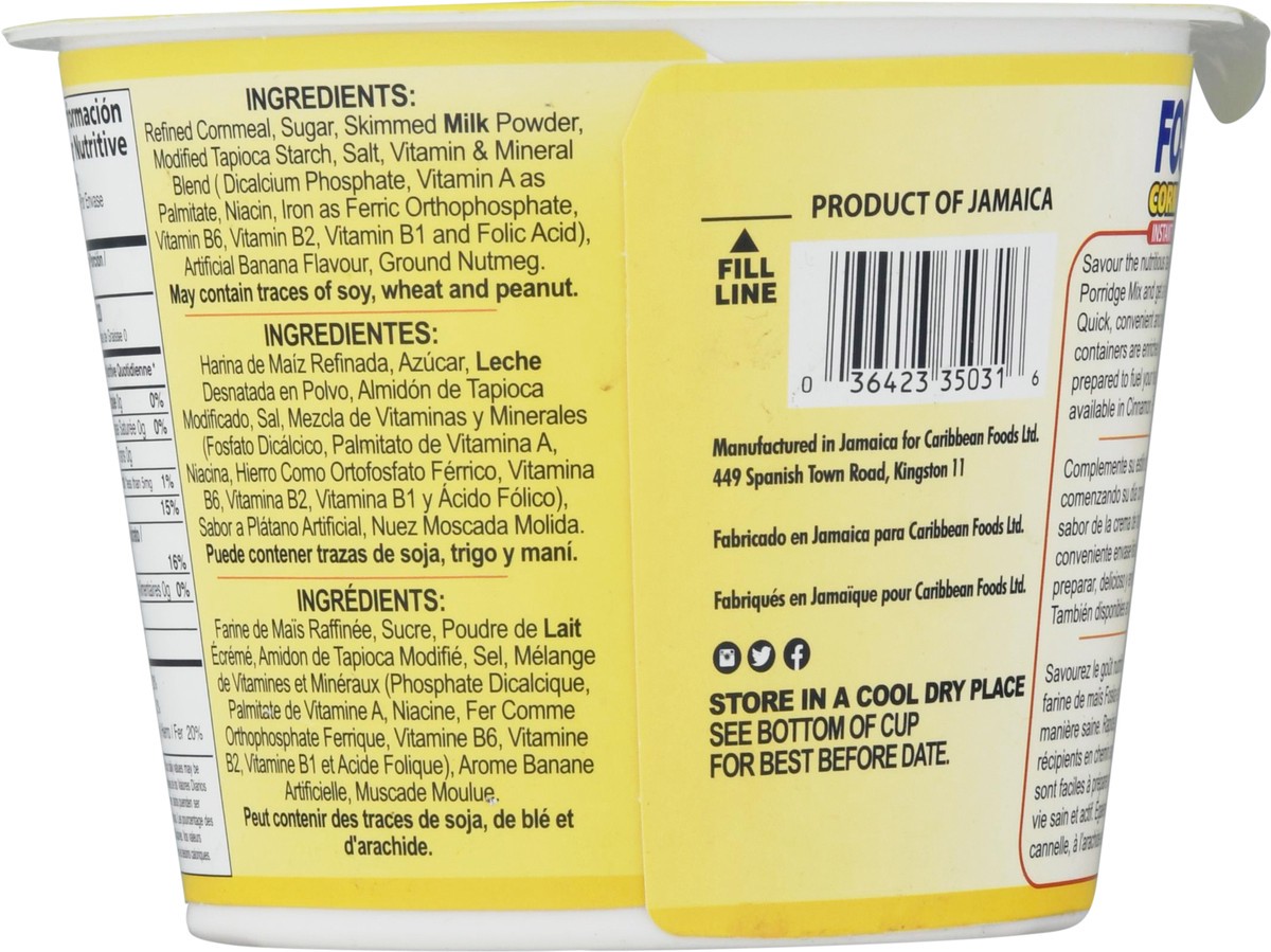 slide 11 of 14, Foska Cornmeal Instant Banana Instant Porridge 2.10 oz, 2.1 oz