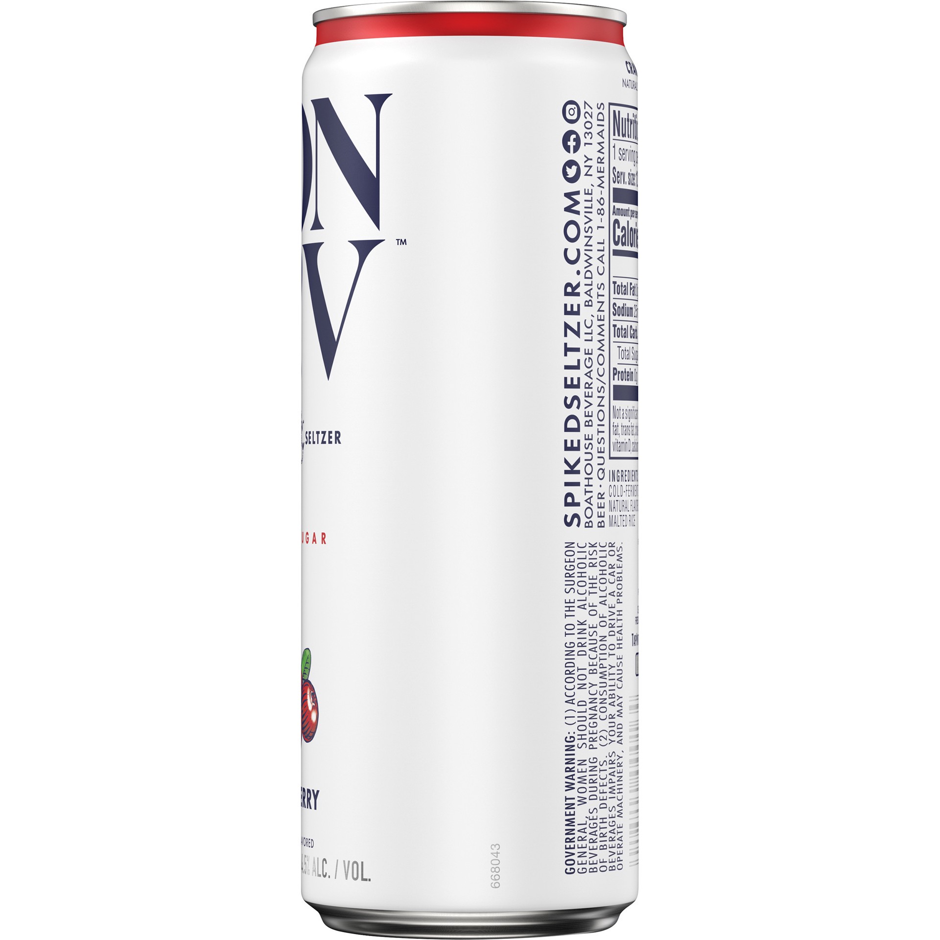 slide 1 of 2, Bon Viv Bon V!V™ Spiked Seltzer Cranberry, 12 fl. oz. Can, 12 fl oz