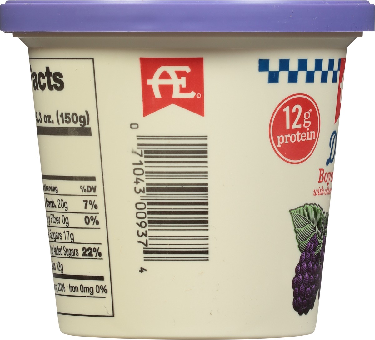 slide 2 of 9, AE Dairy Whole Milk Boysenberry Yogurt 5.3 oz, 5.3 oz