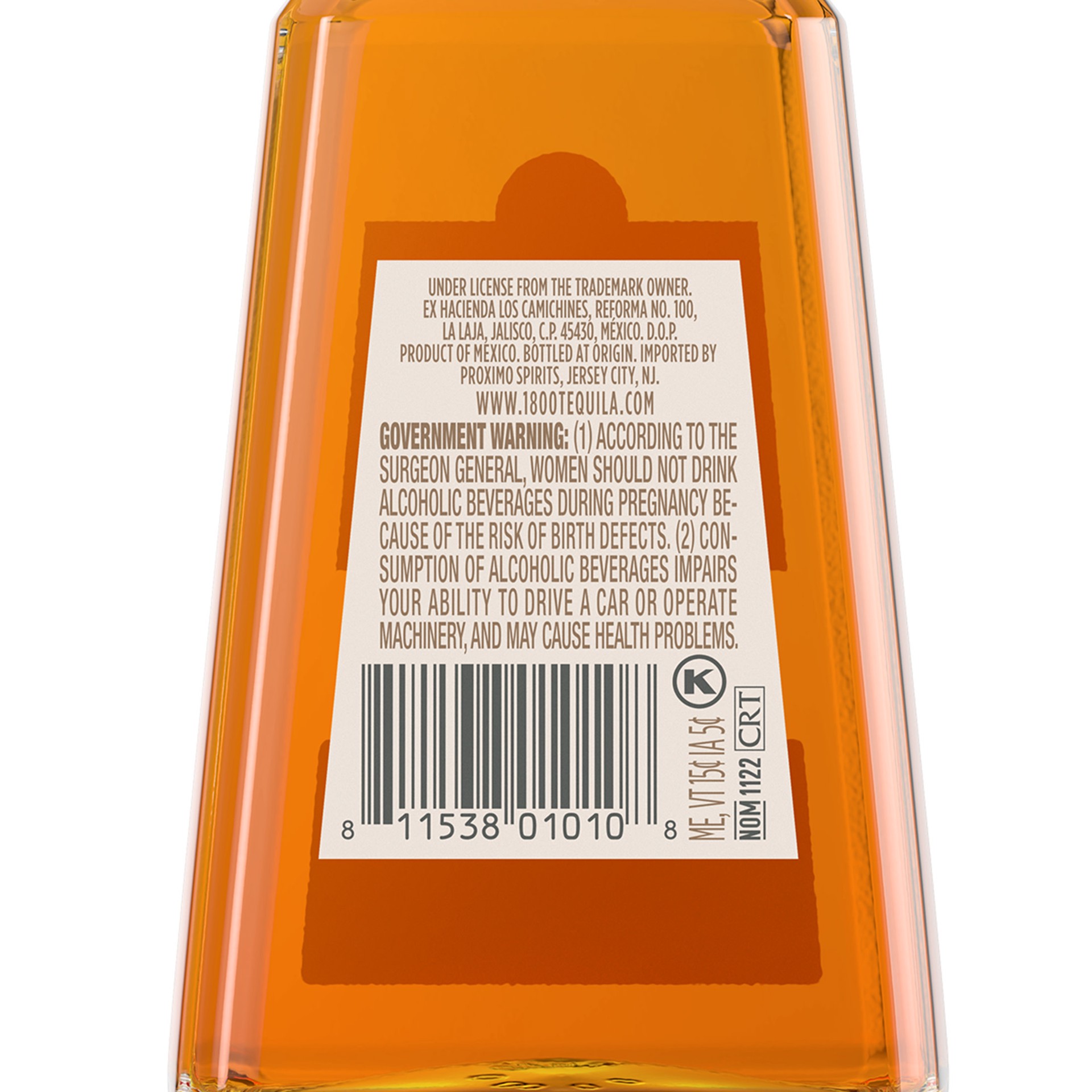 slide 2 of 10, 1800 Tequila Reposado 80 Proof (200 ml), 200 ml