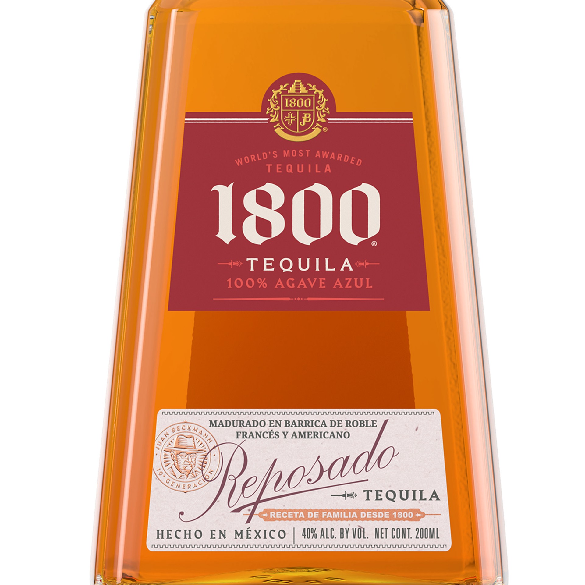 slide 3 of 10, 1800 Tequila Reposado 80 Proof (200 ml), 200 ml