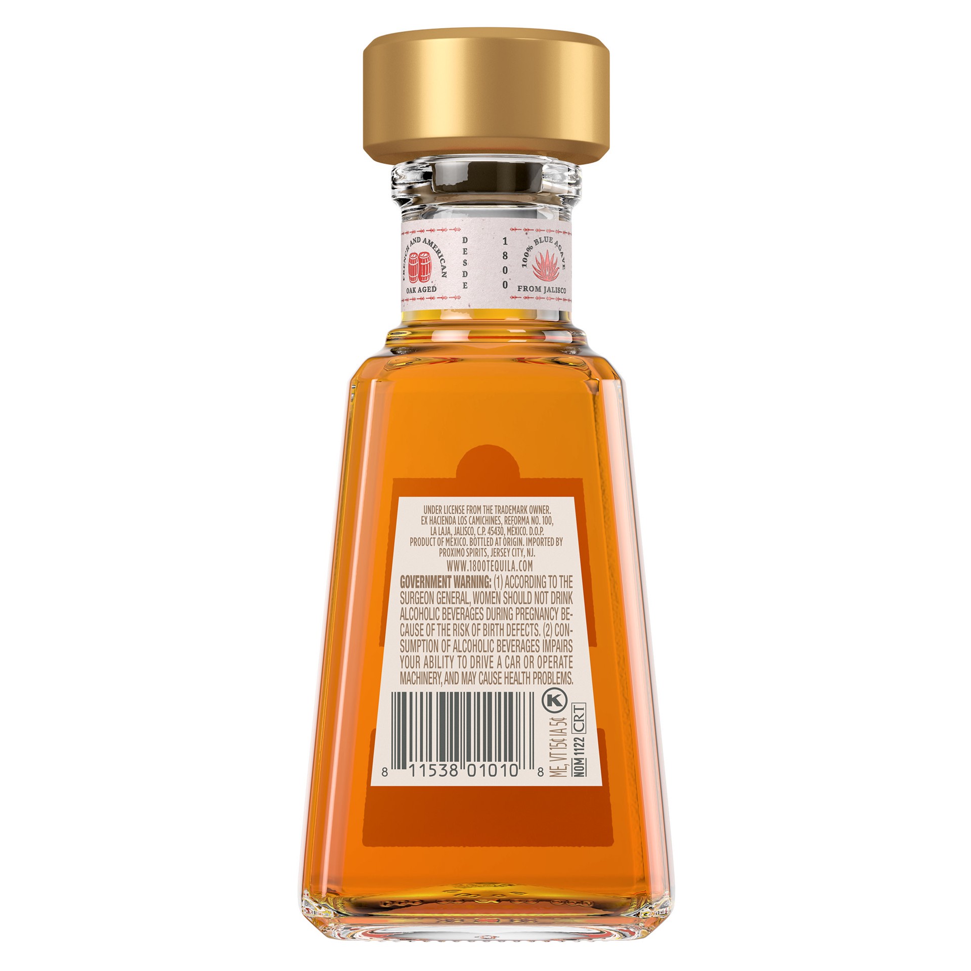 slide 8 of 10, 1800 Tequila Reposado 80 Proof (200 ml), 200 ml