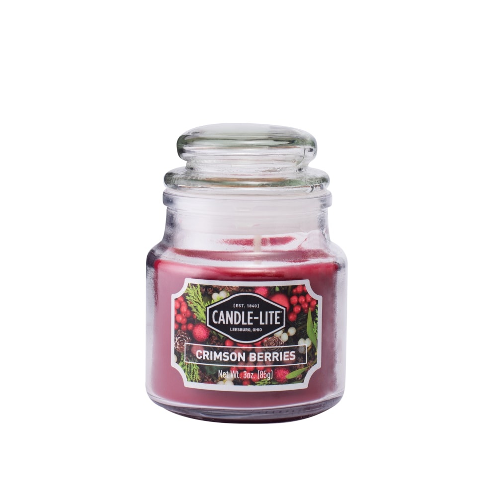 slide 1 of 1, Candle-Lite Scented Candle - Crimson Berries, 3 oz