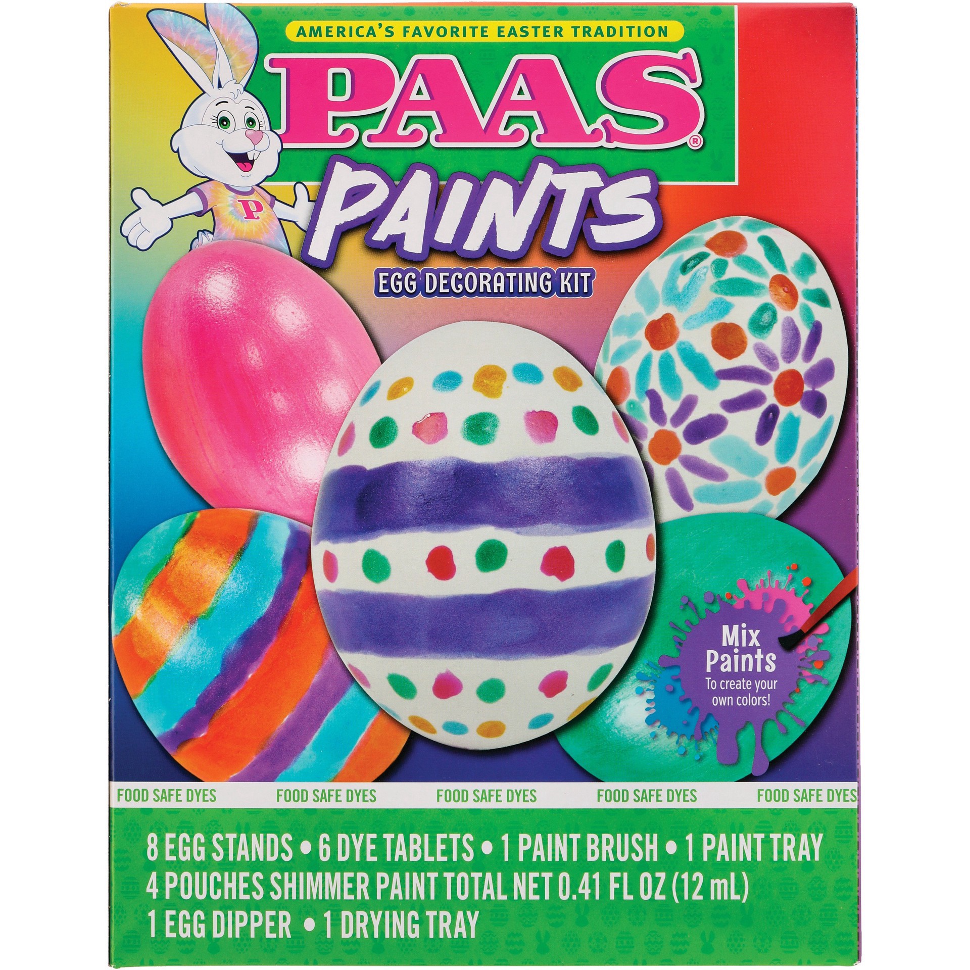 slide 1 of 1, PAAS Paints Easter Egg Decorating Kit, 1 ct