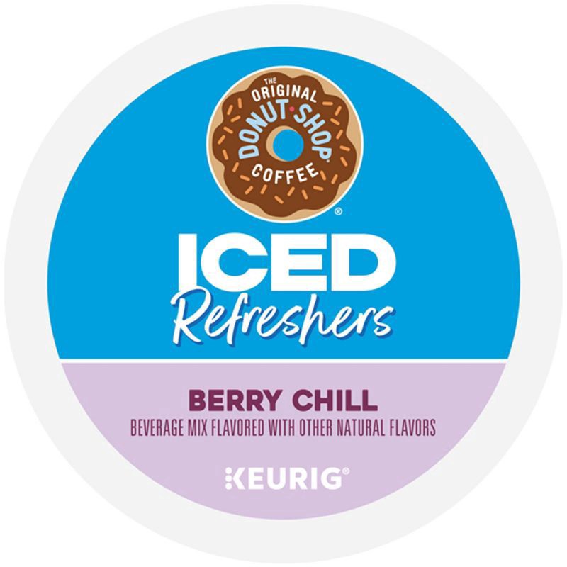 slide 5 of 17, The Original Donut Shop Iced Refreshers Berry Chill Keurig K-Cup Pods - 20ct, 10 ct