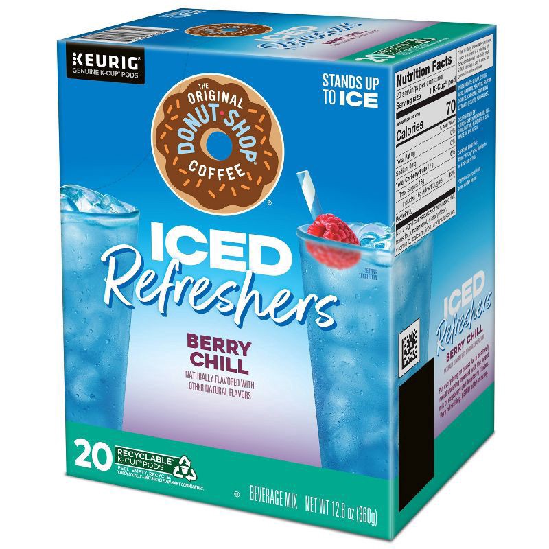 slide 13 of 17, The Original Donut Shop Iced Refreshers Berry Chill Keurig K-Cup Pods - 20ct, 10 ct