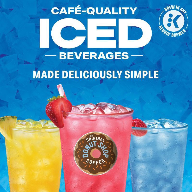 slide 11 of 17, The Original Donut Shop Iced Refreshers Berry Chill Keurig K-Cup Pods - 20ct, 10 ct