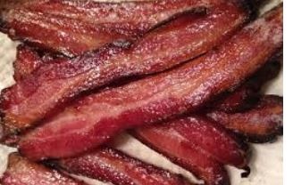 slide 1 of 1, Behrmann Smoked Bacon Strips, per lb