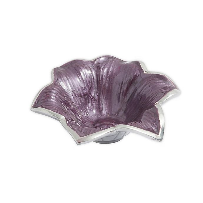 slide 1 of 2, Julia Knight Flowers Lily Bowl - Amethyst, 4 in