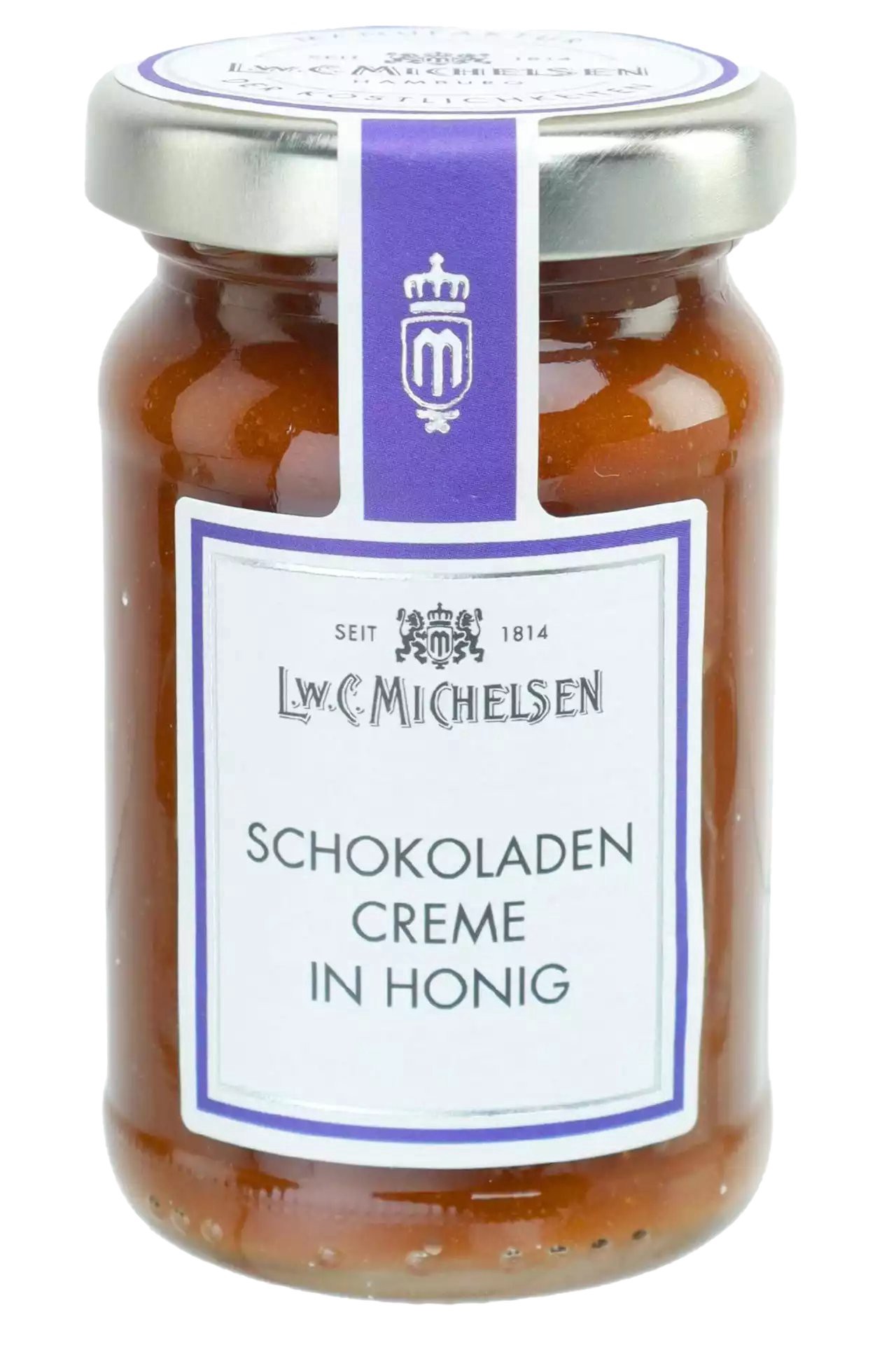 slide 1 of 1, L.W.C. Michelsen Chocolate Cream In Honey, 4.41 oz