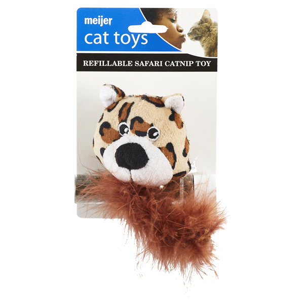 slide 1 of 2, Meijer Refillable Catnip Safari Cat Toy, 1 ct