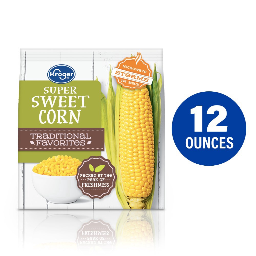 slide 3 of 3, Kroger Traditional Favorites Super Sweet Corn, 12 oz