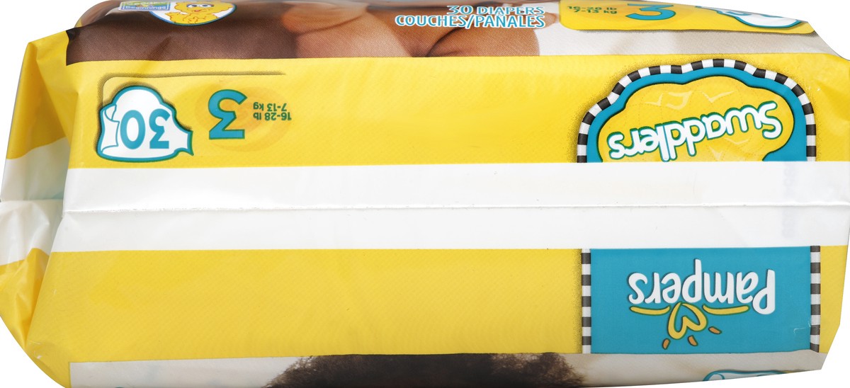 slide 3 of 7, Pampers Diapers 30 ea, 30 ct