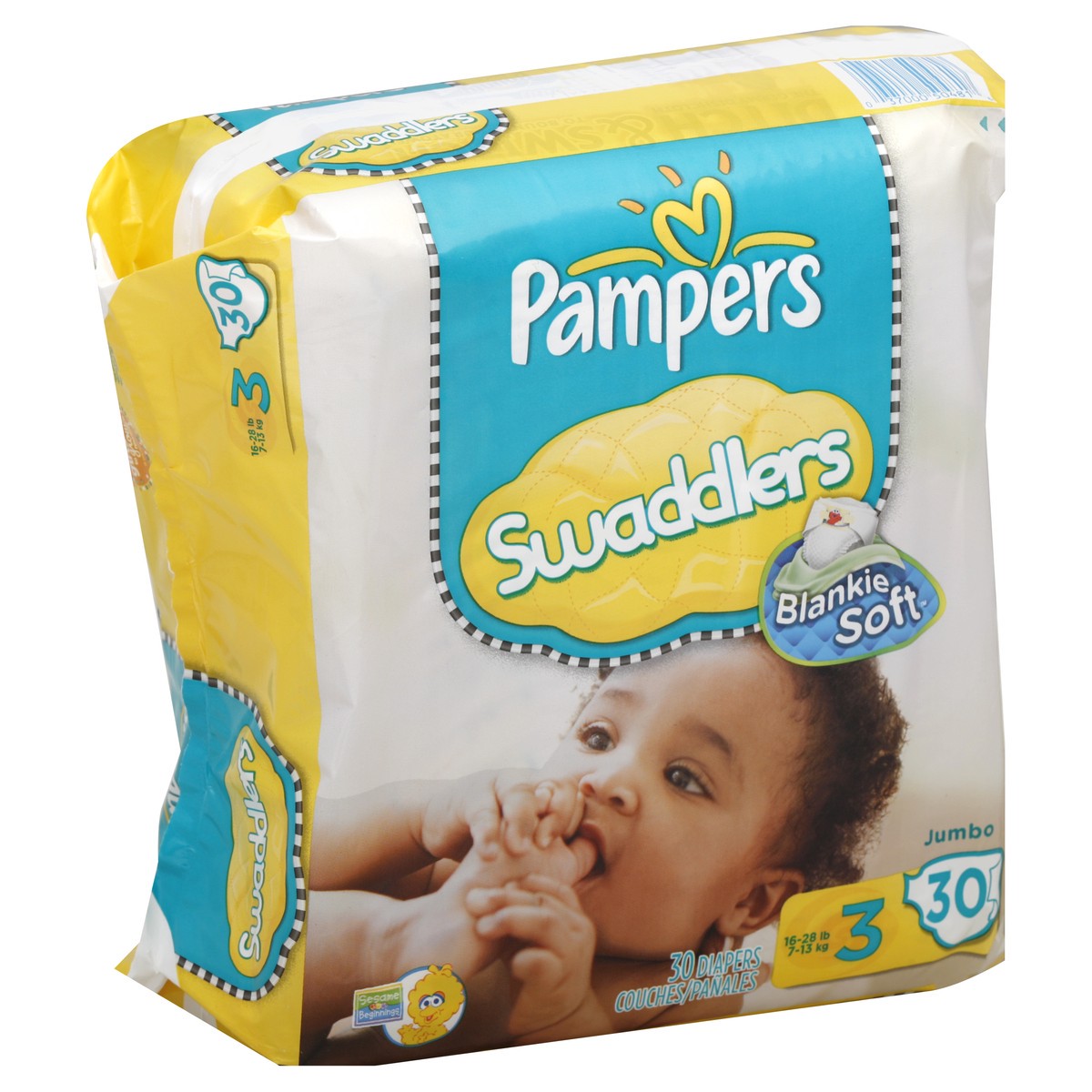 slide 4 of 7, Pampers Diapers 30 ea, 30 ct