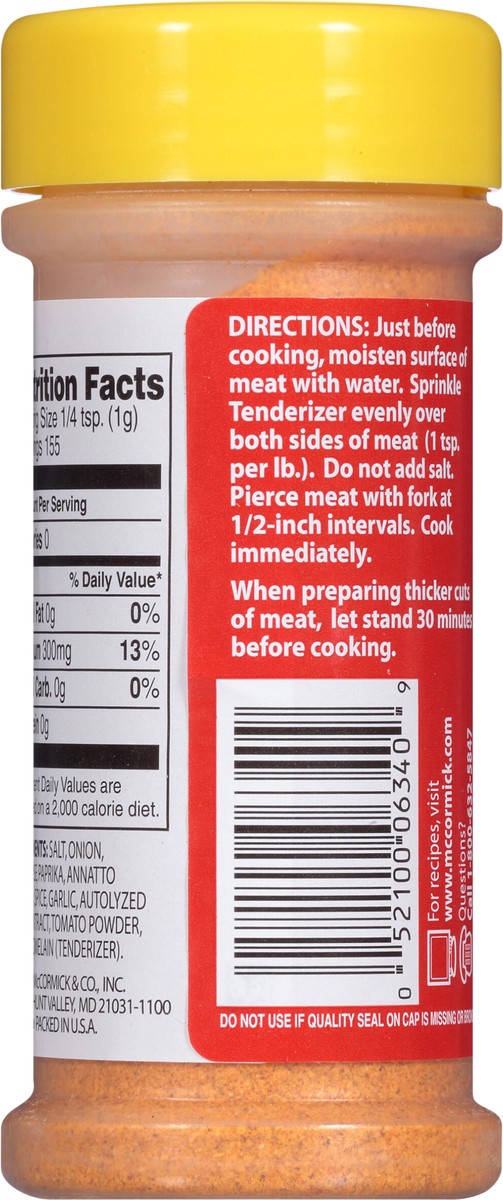 slide 6 of 7, McCormick Seasoned Meat Tenderizer, 5.5 oz, 5.5 oz