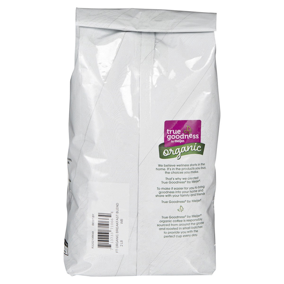 slide 5 of 29, Meijer True Goodness Organic Breakfast Blend Whole Bean Coffee - 32 oz, 32 oz