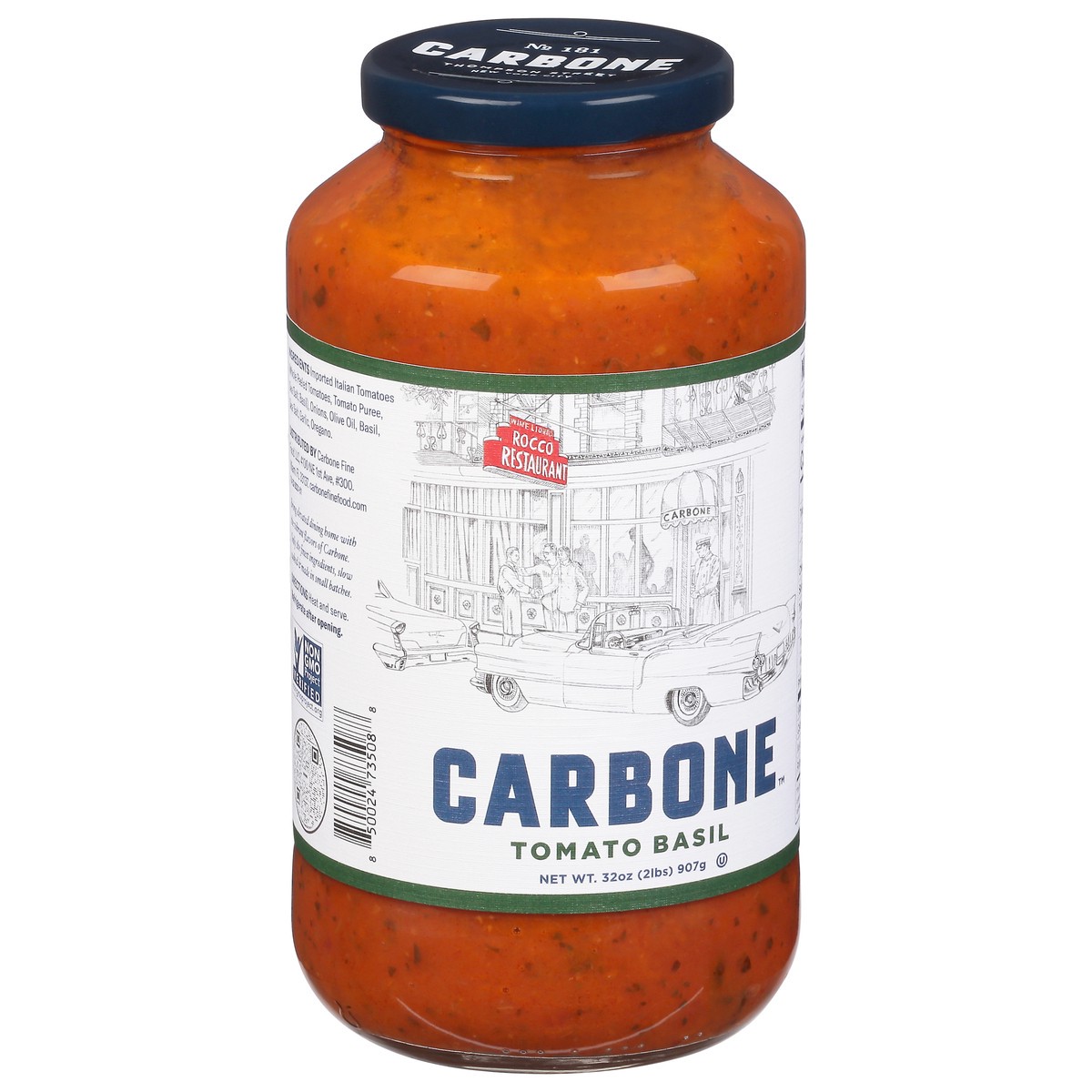 slide 9 of 9, Carbone Tomato Basil Sauce 32 oz, 32 oz