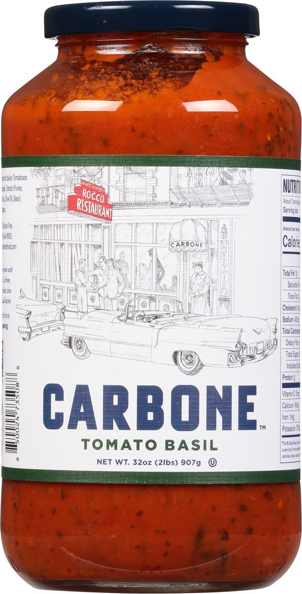 slide 5 of 9, Carbone Tomato Basil Sauce 32 oz, 32 oz