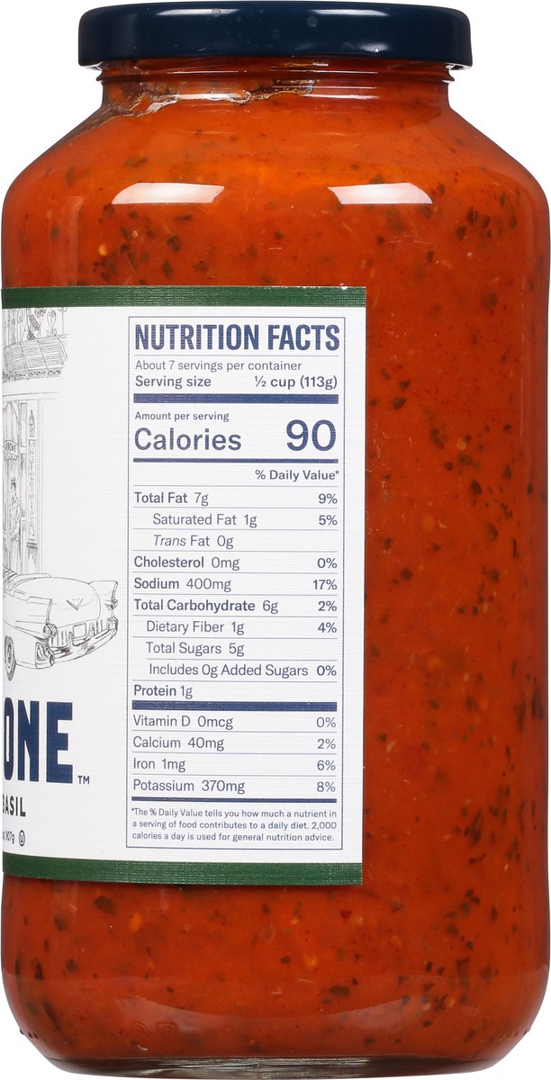 slide 6 of 9, Carbone Tomato Basil Sauce 32 oz, 32 oz